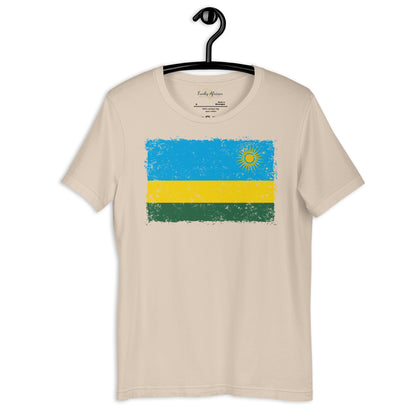 Rwanda grunge unisex tee