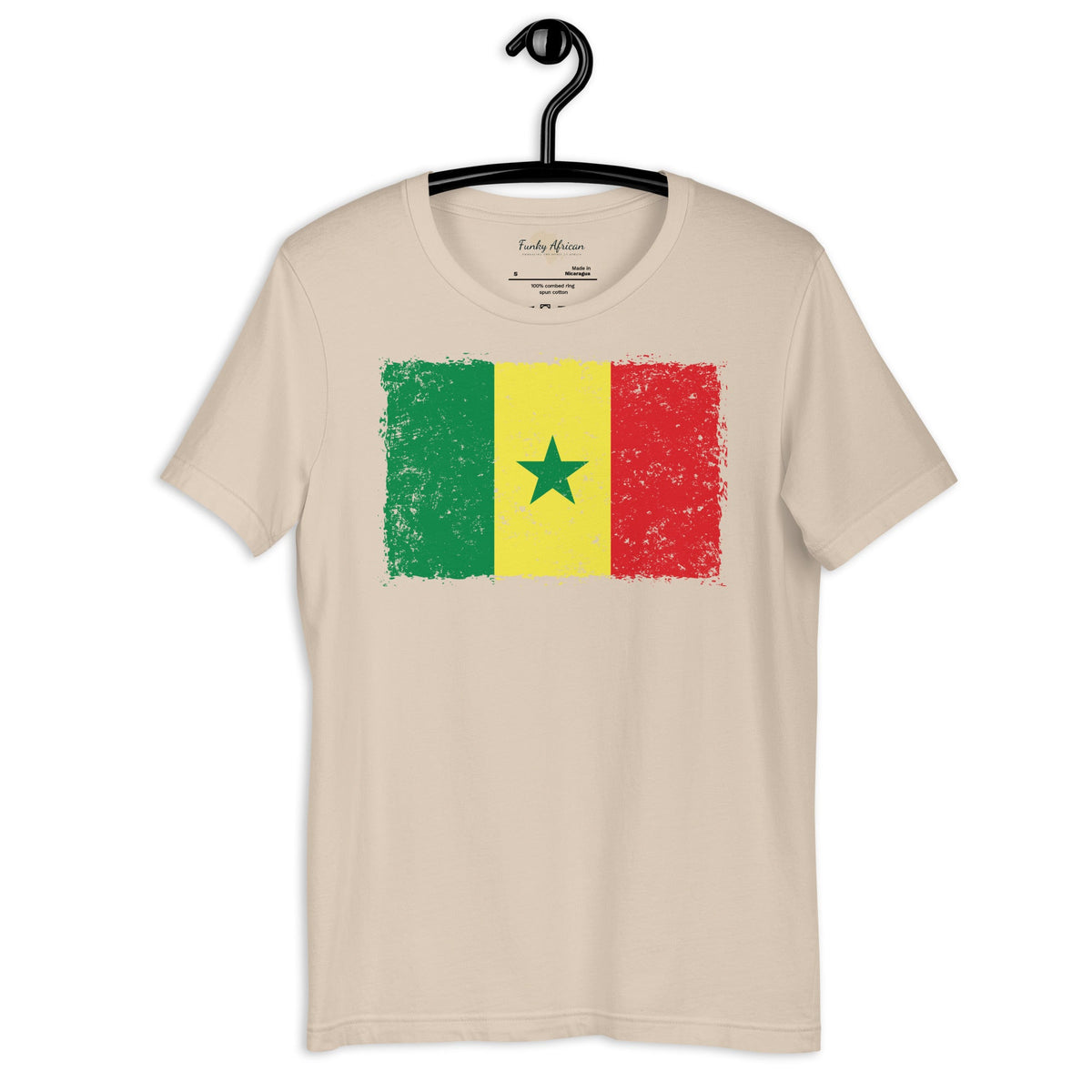 Senegal grunge unisex tee Funky African