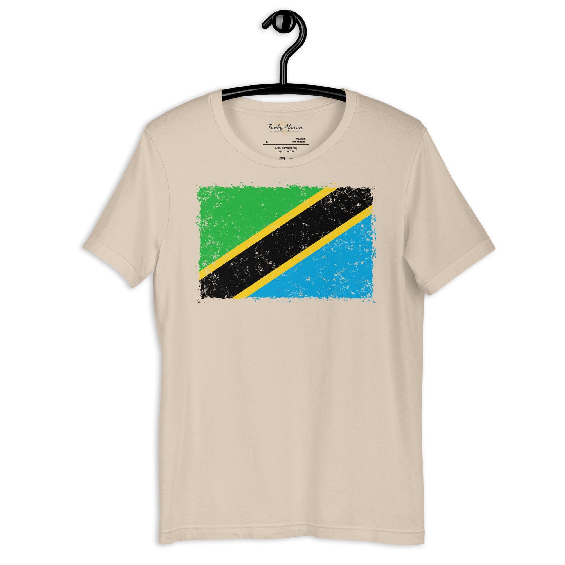 Tanzania grunge unisex tee Funky African