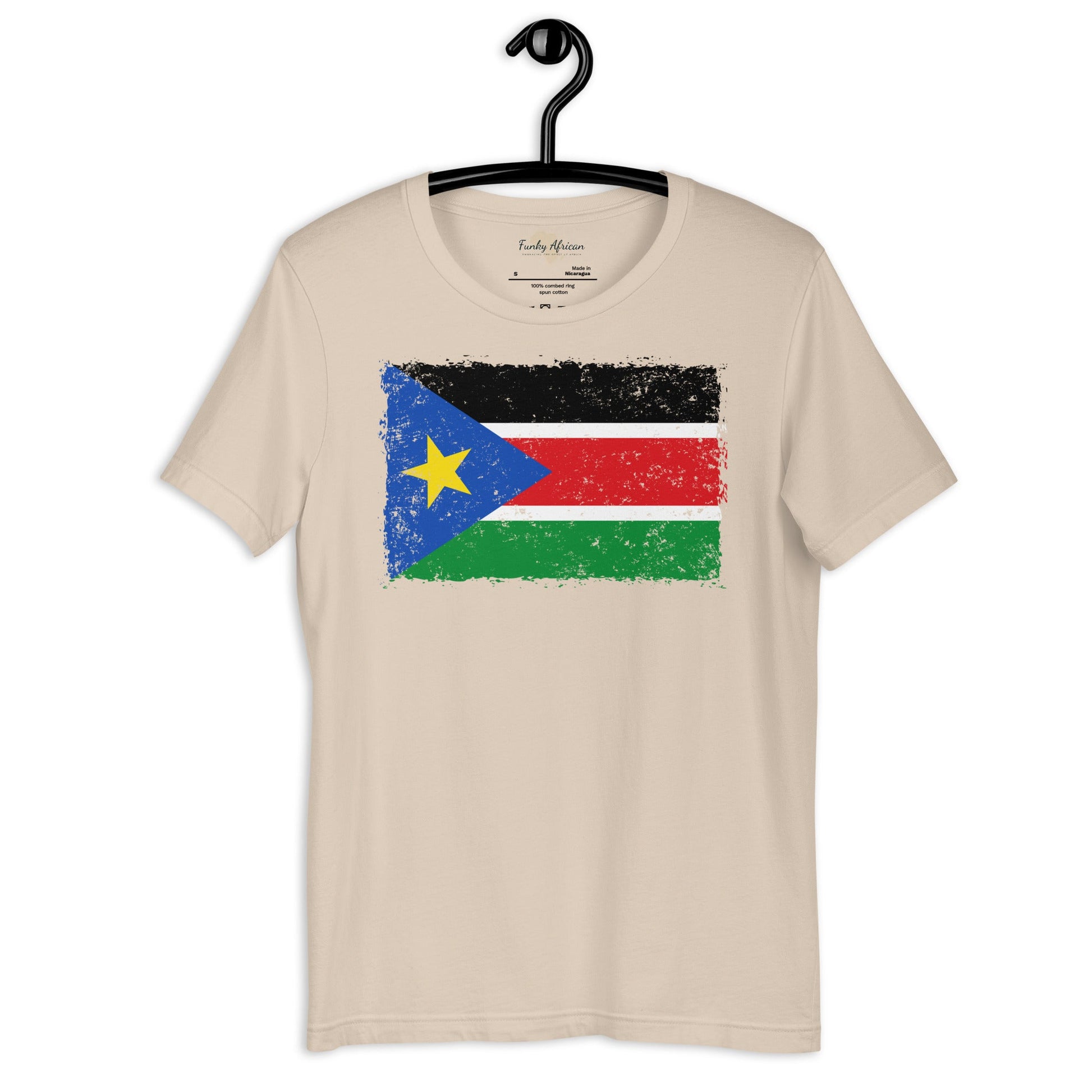 South Sudan grunge unisex tee Funky African
