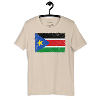 South Sudan grunge unisex tee Funky African
