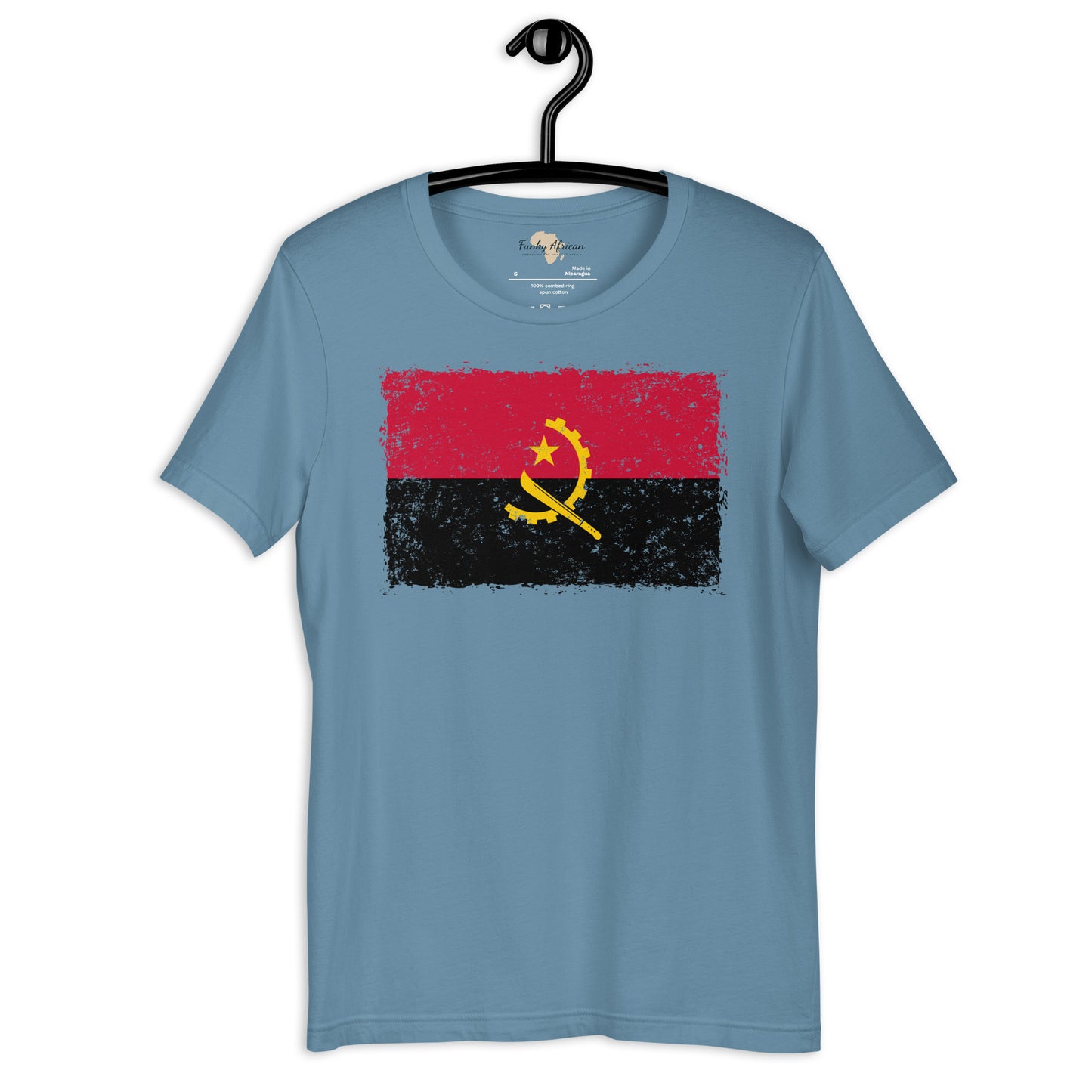 Angolan grunge unisex tee