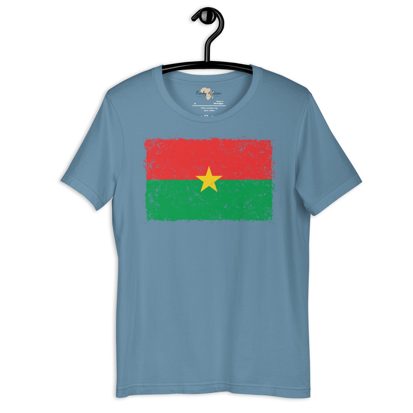 Burkina Faso grunge unisex tee