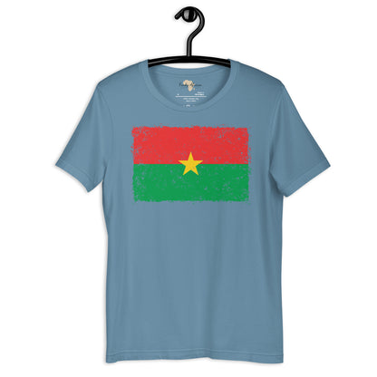 Burkina Faso grunge unisex tee