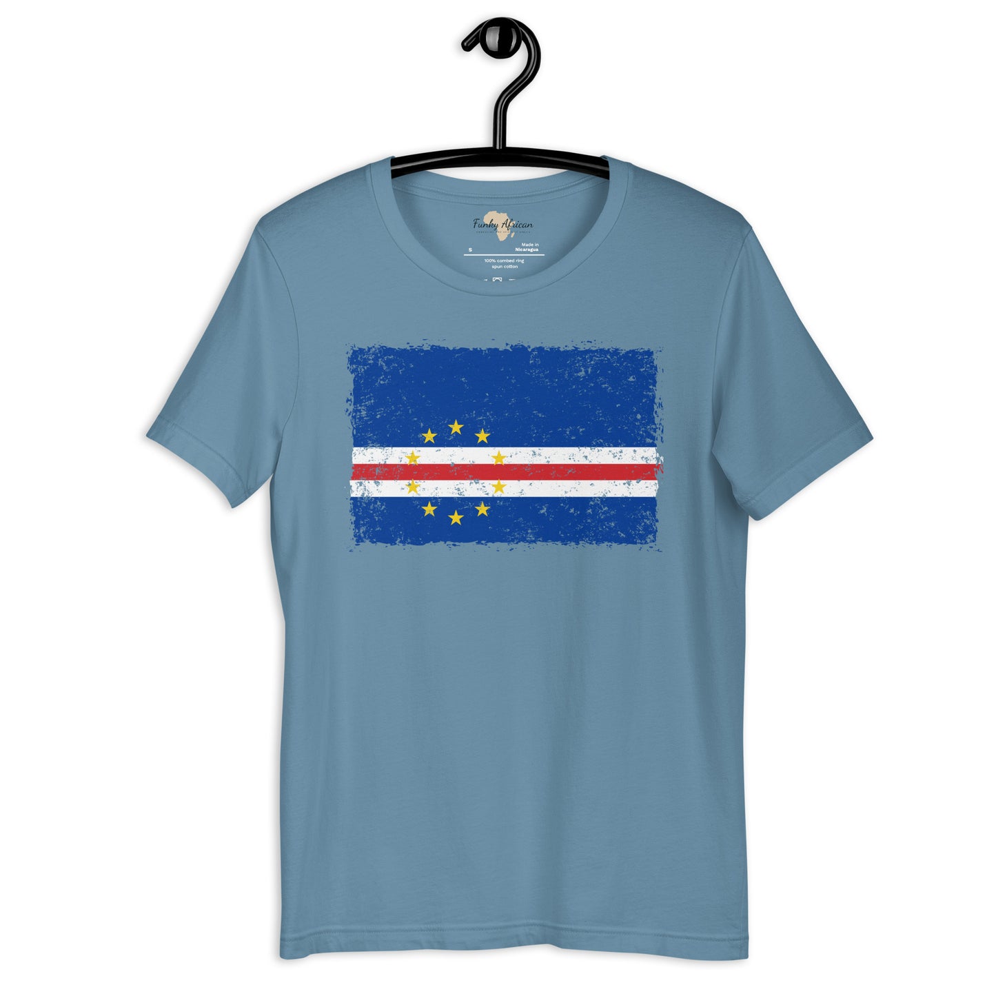 Cabo Verde grunge unisex tee