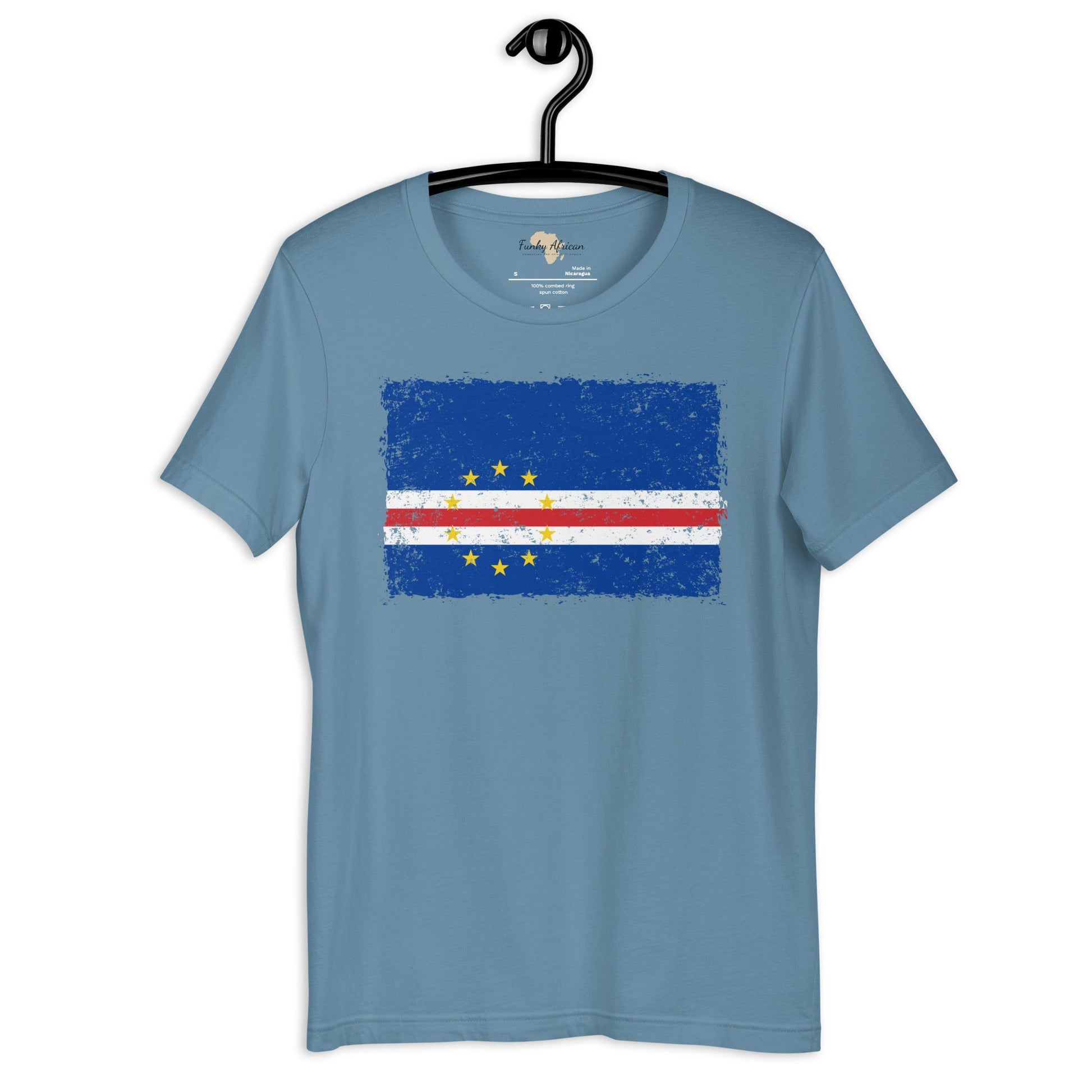 Cabo Verde grunge unisex tee Funky African
