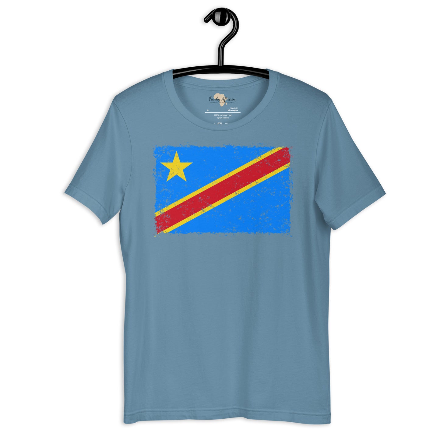 DR Congo grunge unisex tee