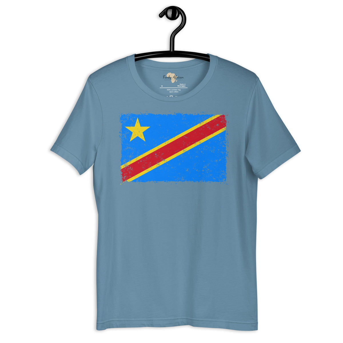 DR Congo grunge unisex tee Funky African