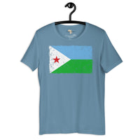 Djibouti grunge unisex tee Funky African