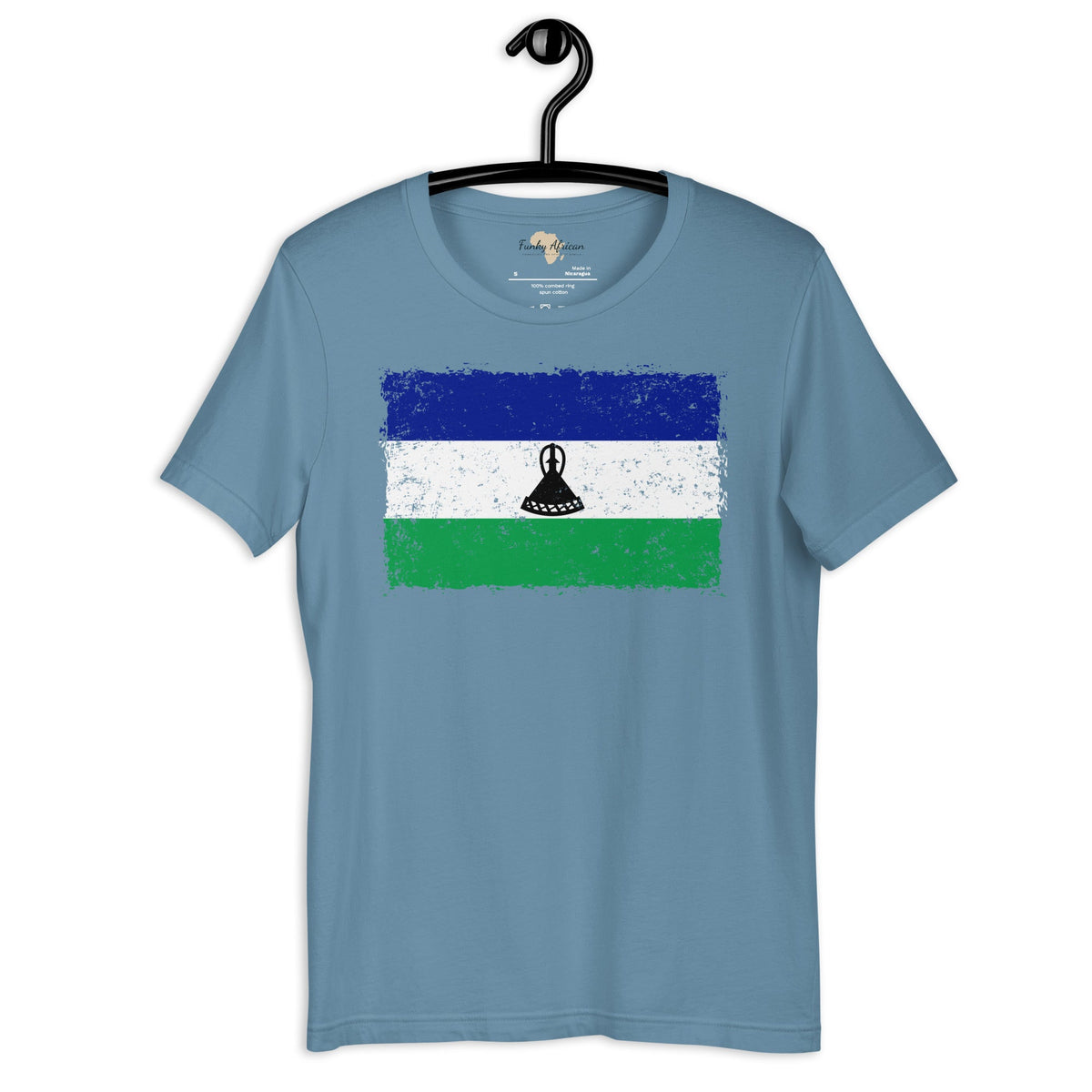 Lesotho grunge unisex tee Funky African