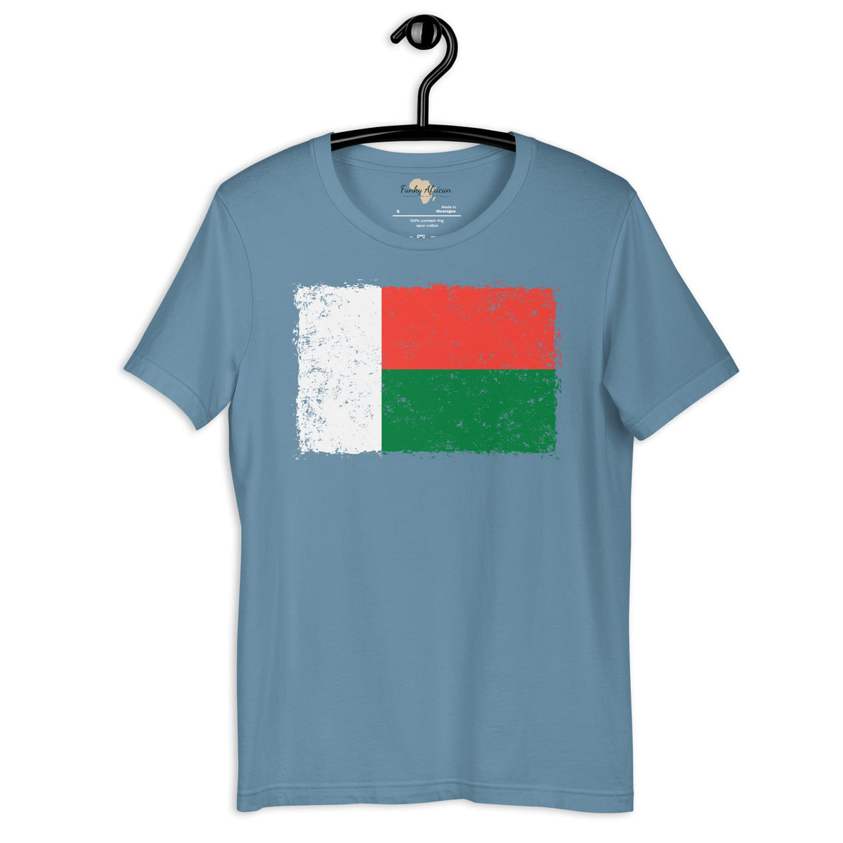 Madagascar grunge unisex tee Funky African