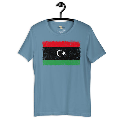 Libya grunge unisex tee