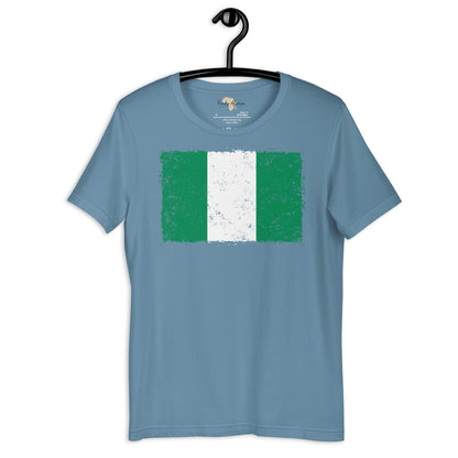 Nigeria grunge unisex tee