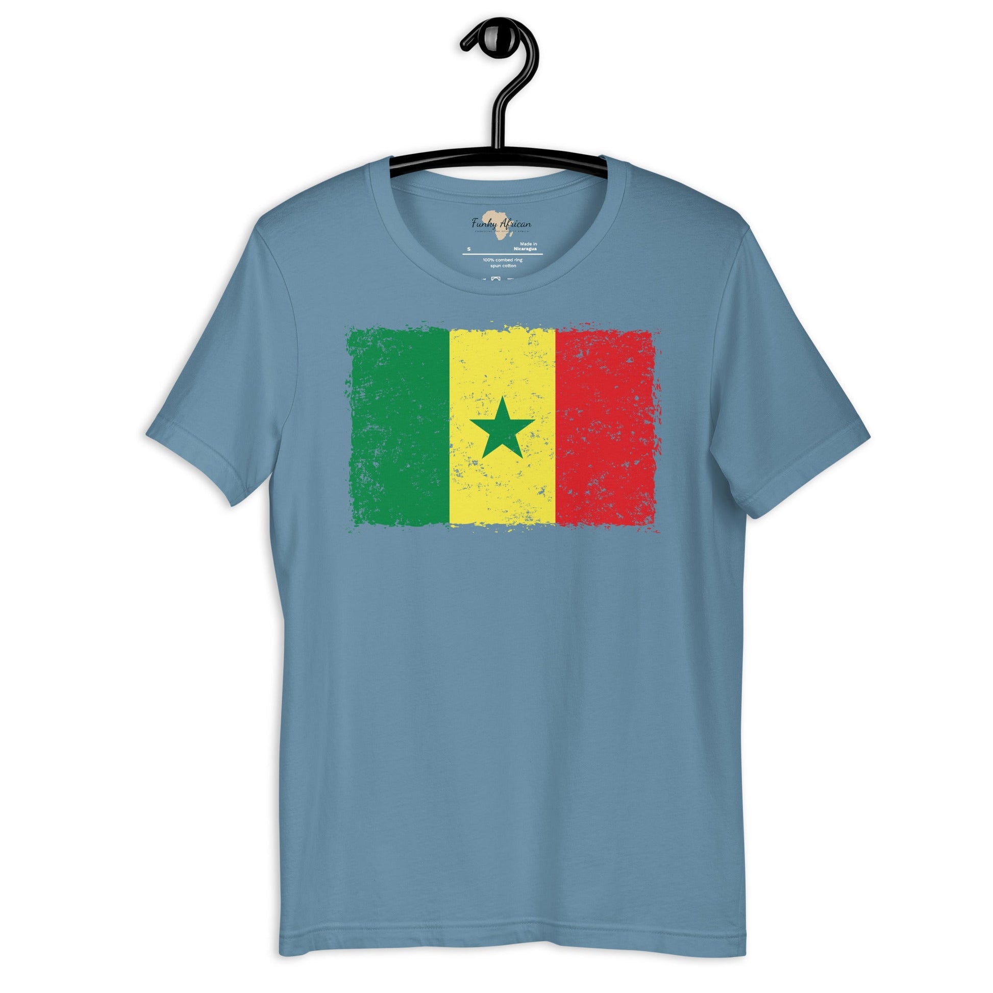 Senegal grunge unisex tee Funky African