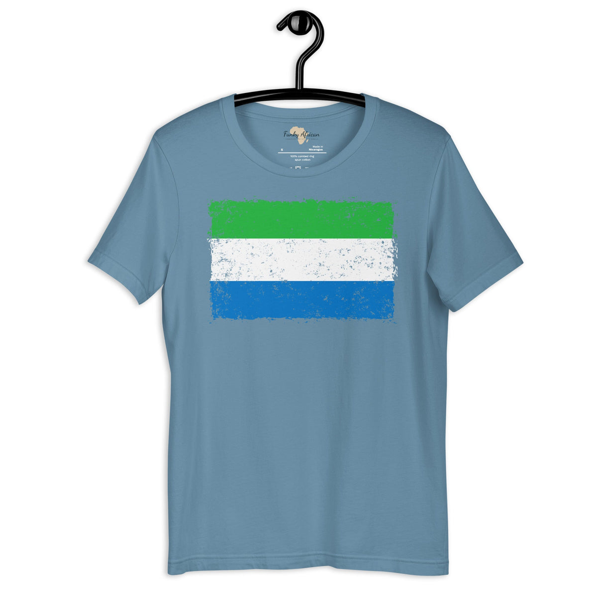 Sierra Leone grunge unisex tee Funky African