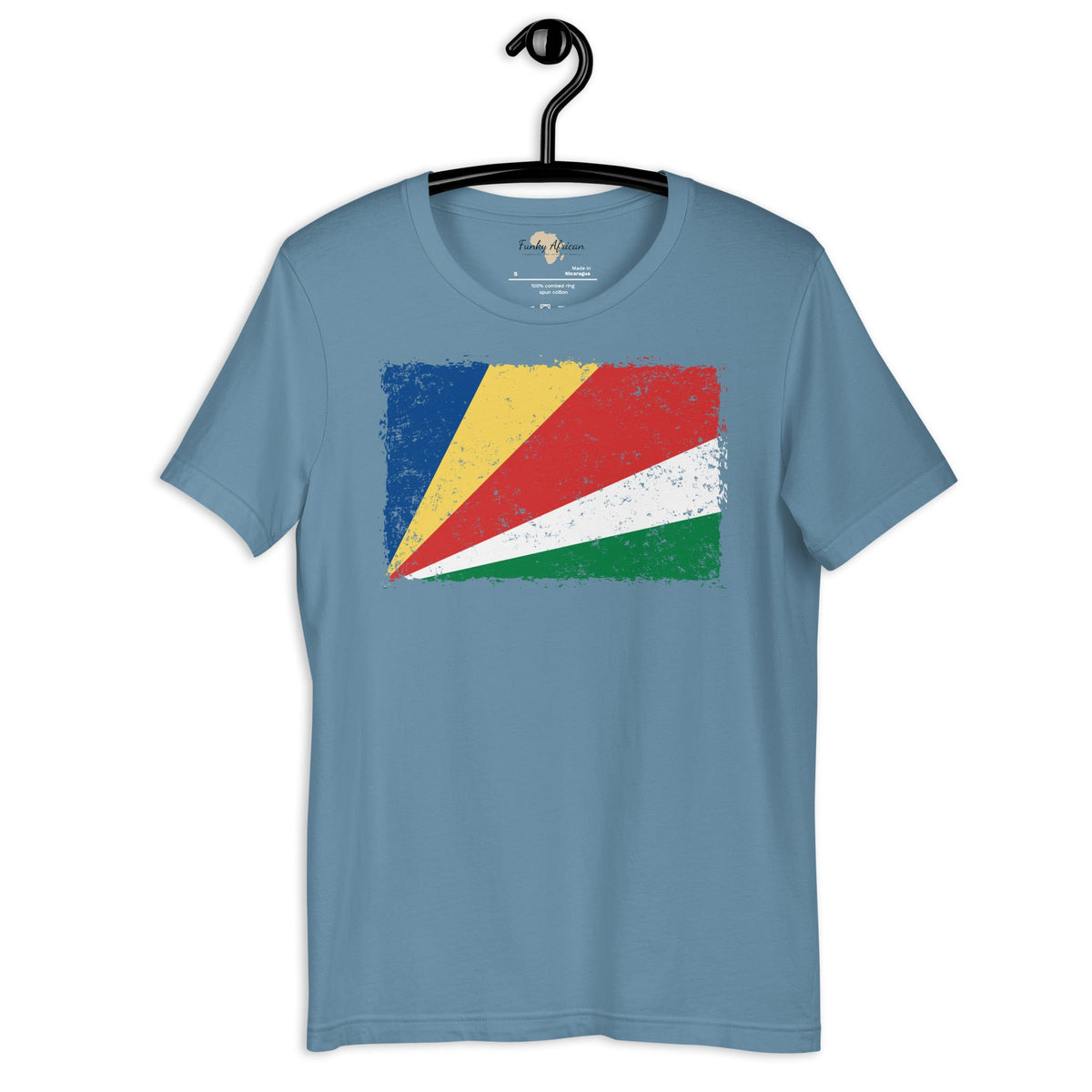 Seychelles grunge unisex tee Funky African