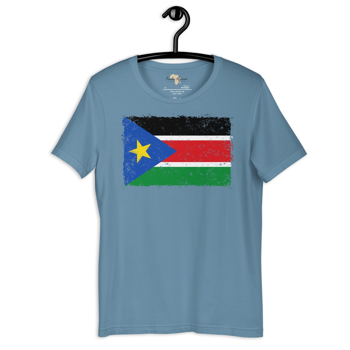 South Sudan grunge unisex tee