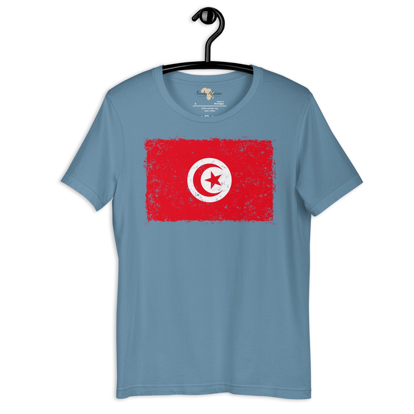 Tunisia grunge unisex tee