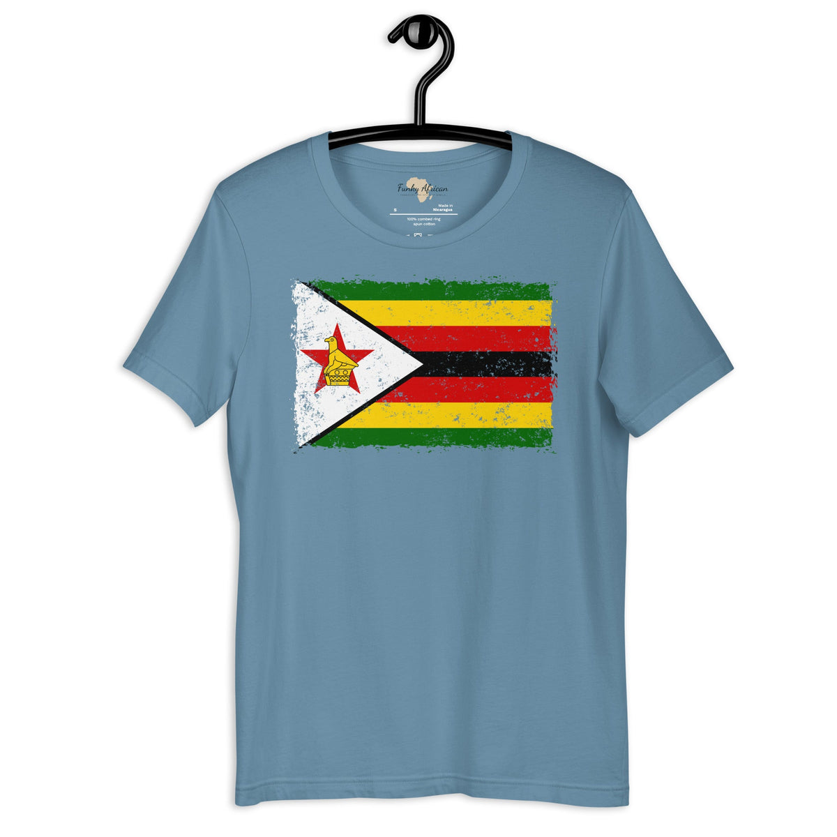 Zimbabwe grunge unisex tee Funky African