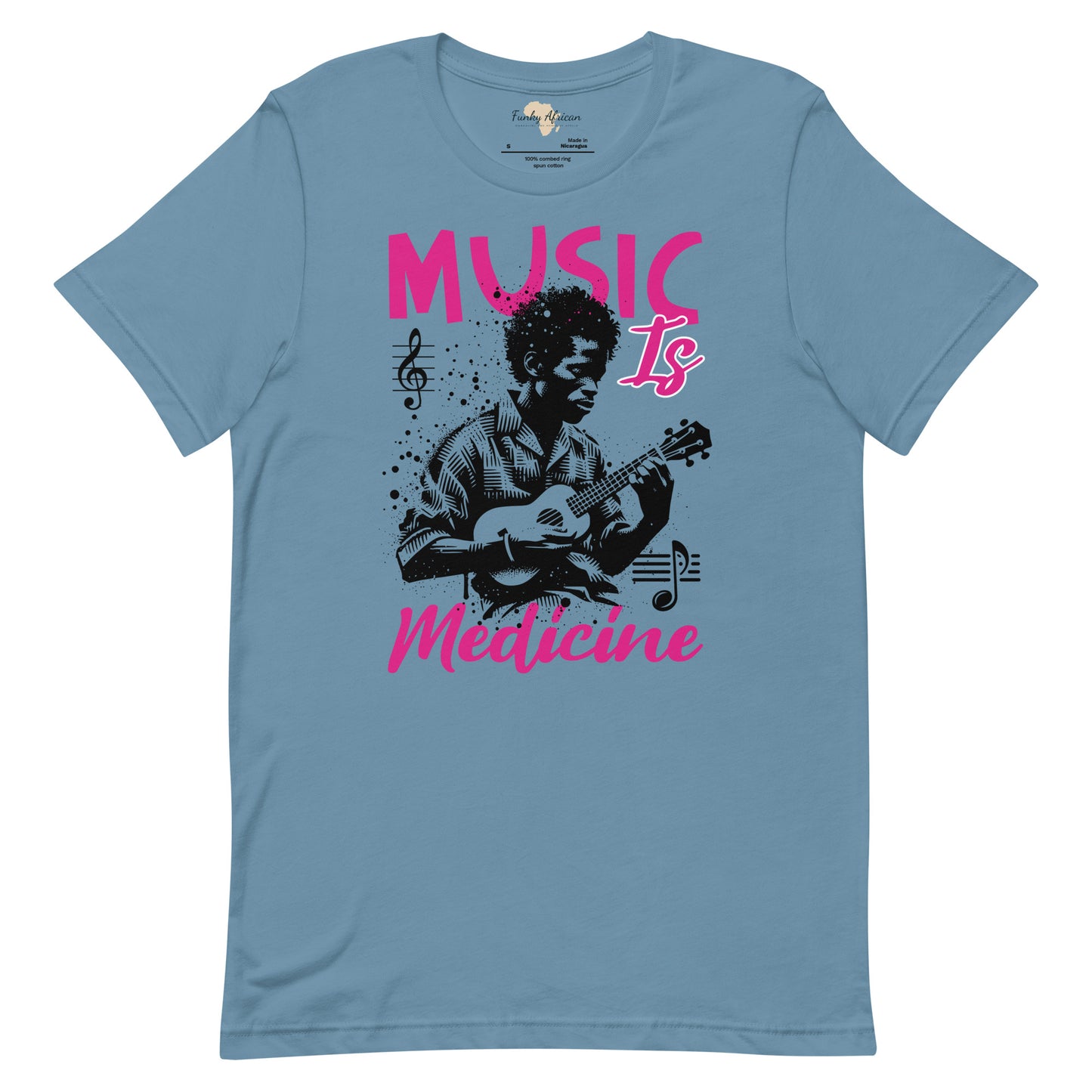 Music is medicine unisex t-shirt