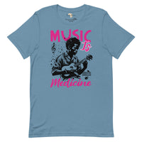 Music is medicine unisex t-shirt Funky African