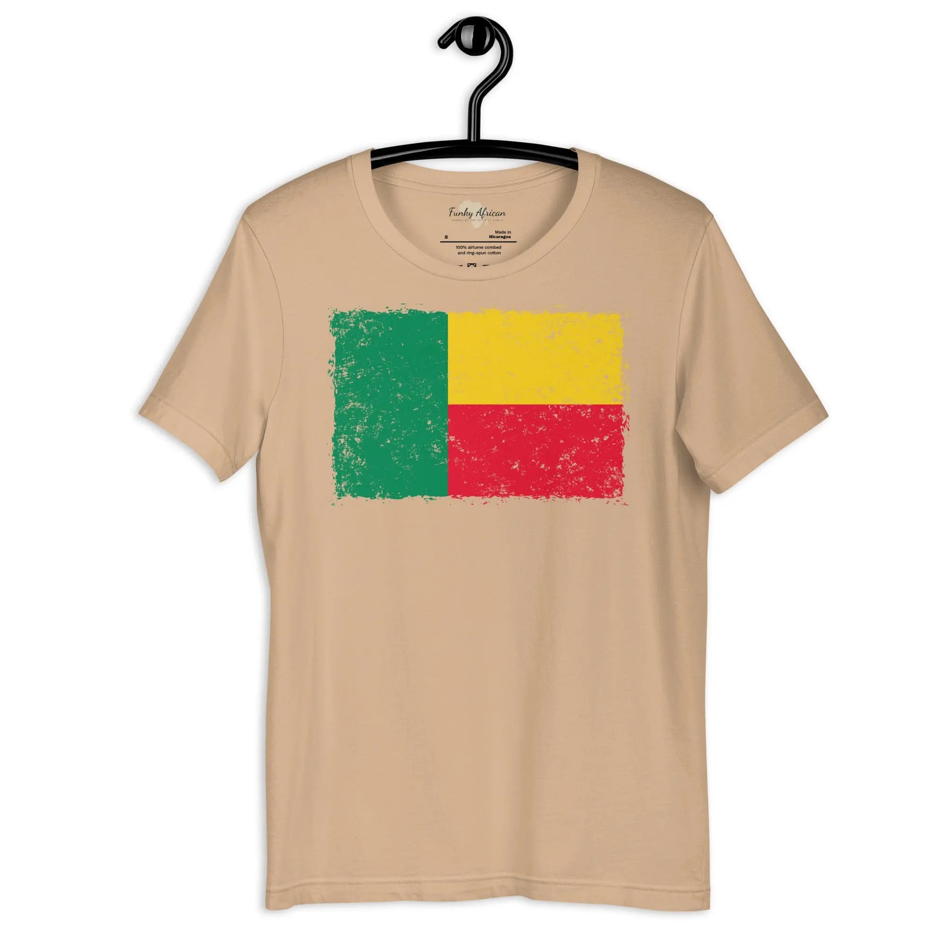 Benin grunge unisex tee Funky African