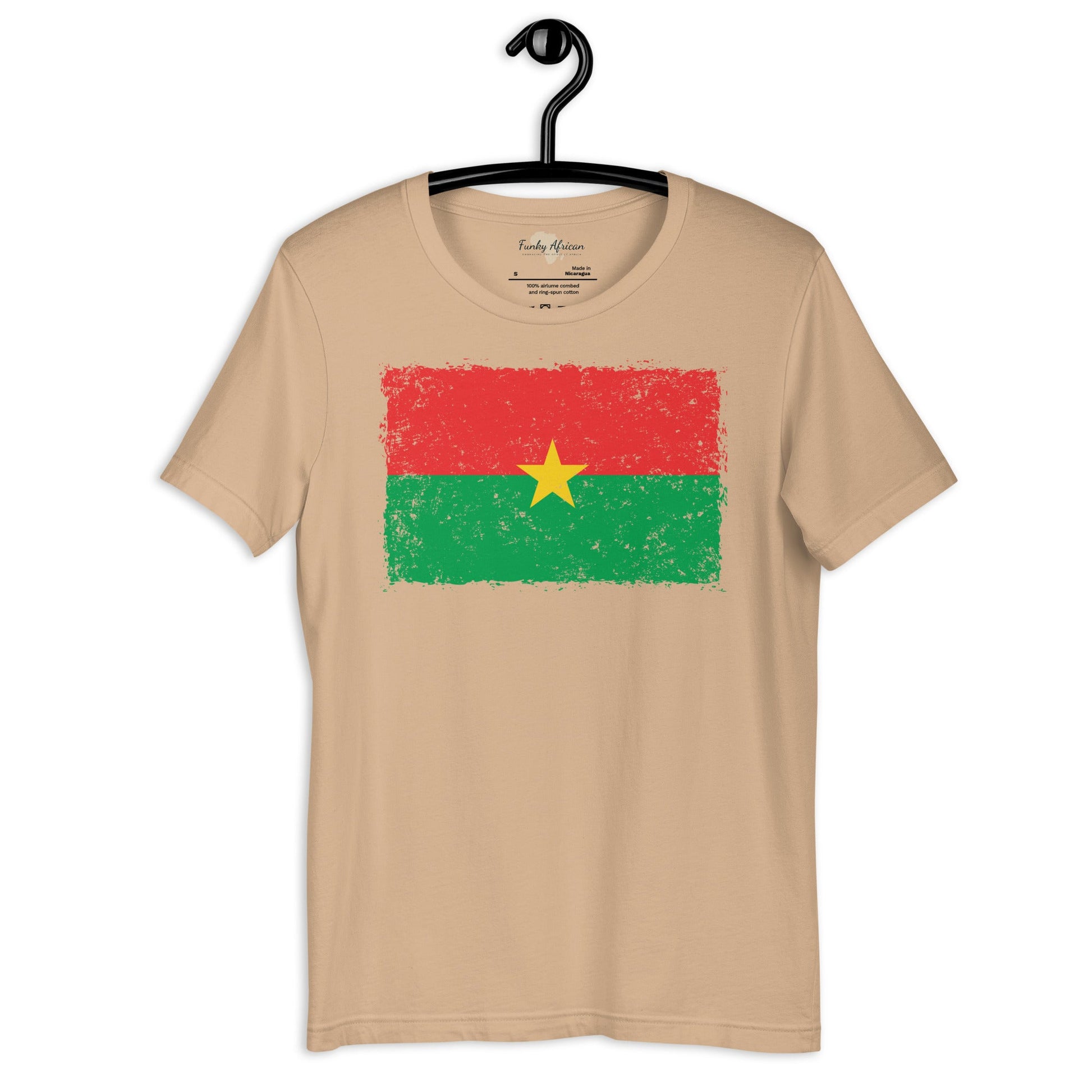 Burkina Faso grunge unisex tee Funky African