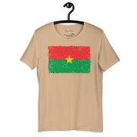 Burkina Faso grunge unisex tee Funky African