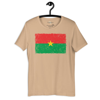 Burkina Faso grunge unisex tee