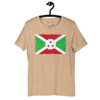 Burundi grunge unisex tee Funky African