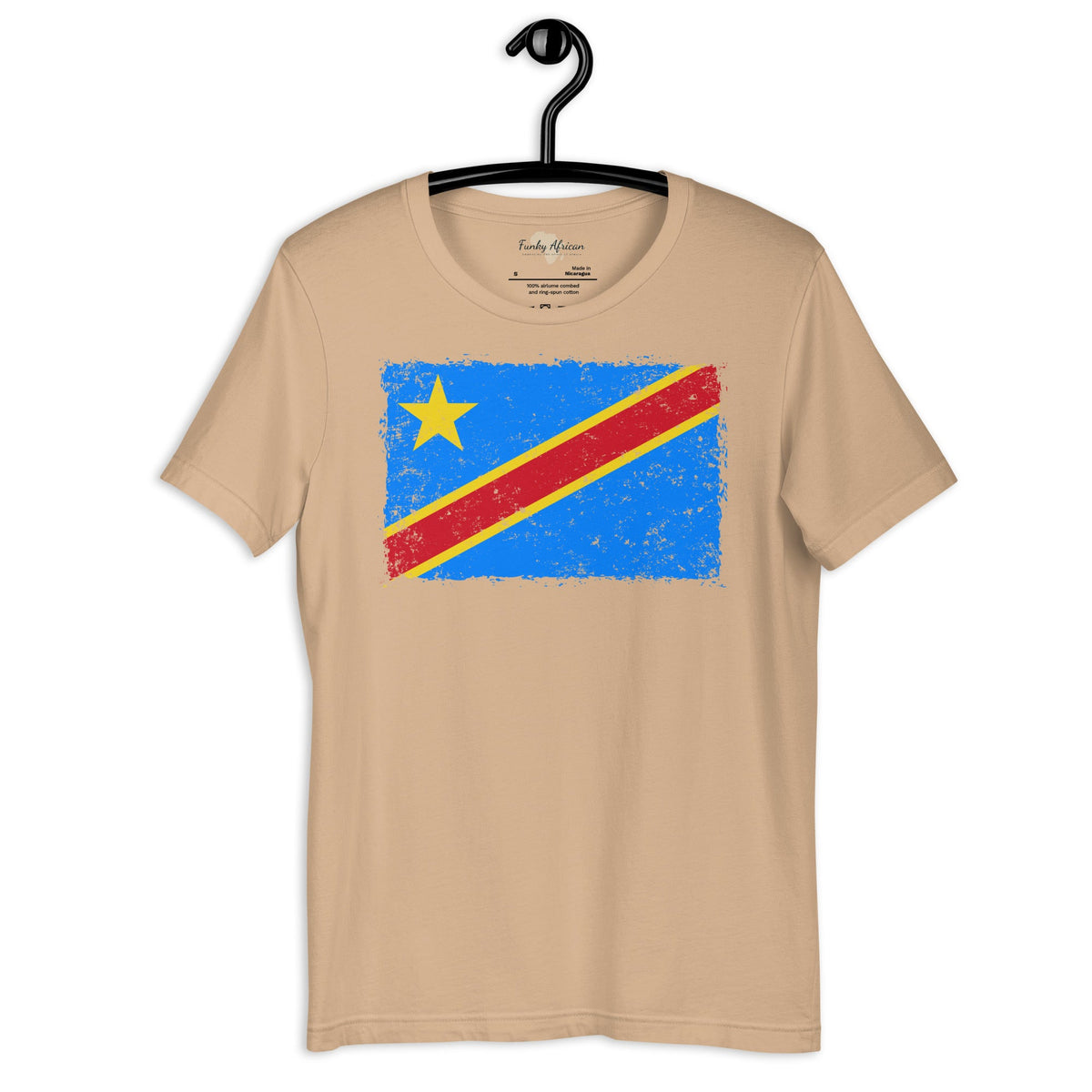 DR Congo grunge unisex tee Funky African