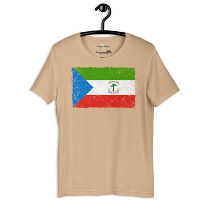 Equatorial Guinea grunge unisex tee