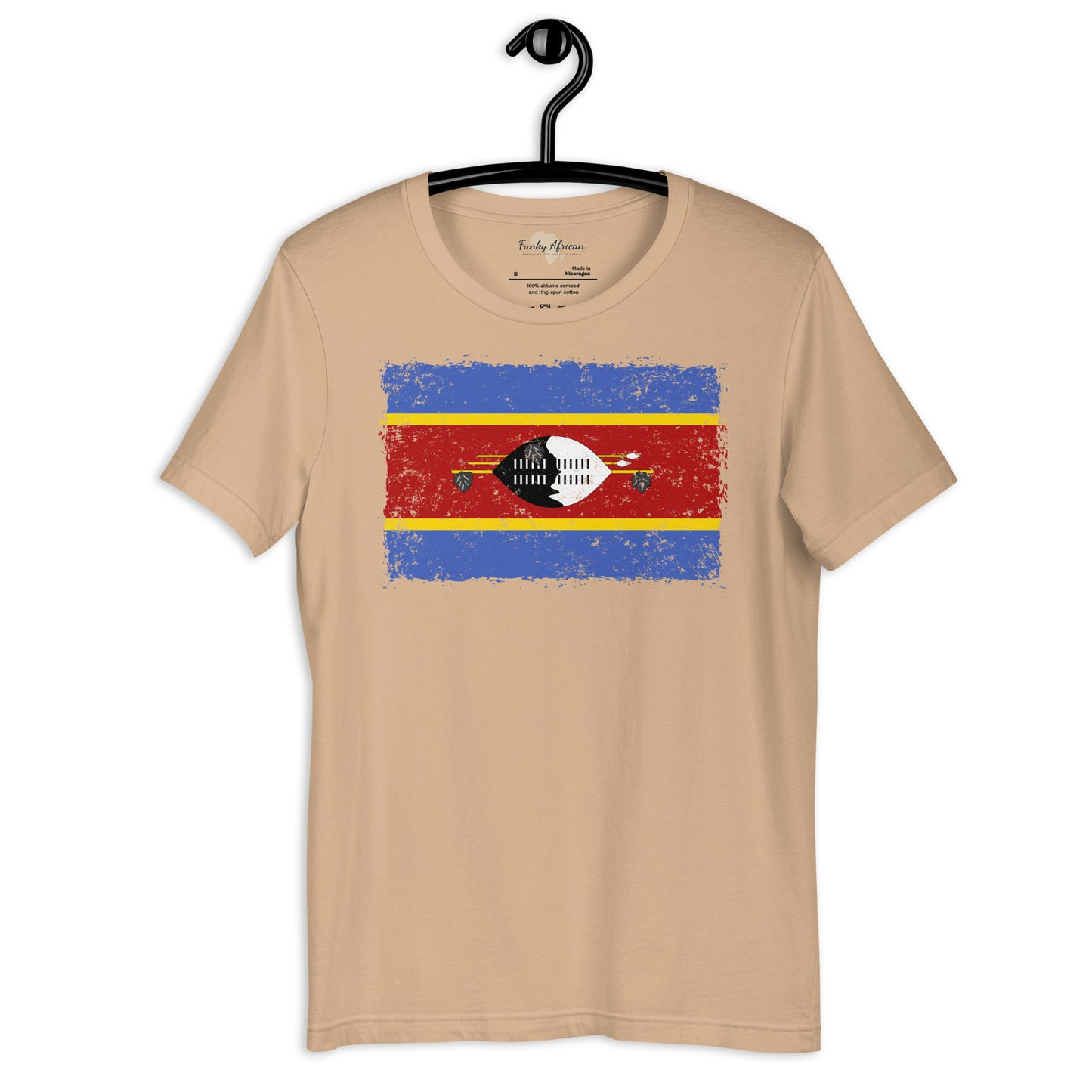 Eswatini grunge unisex tee