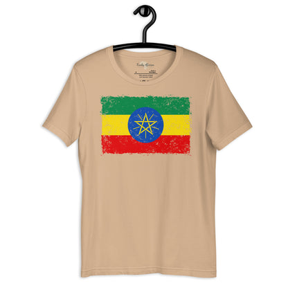 Ethiopia grunge unisex tee