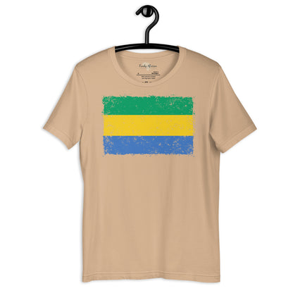 Gabon grunge unisex tee