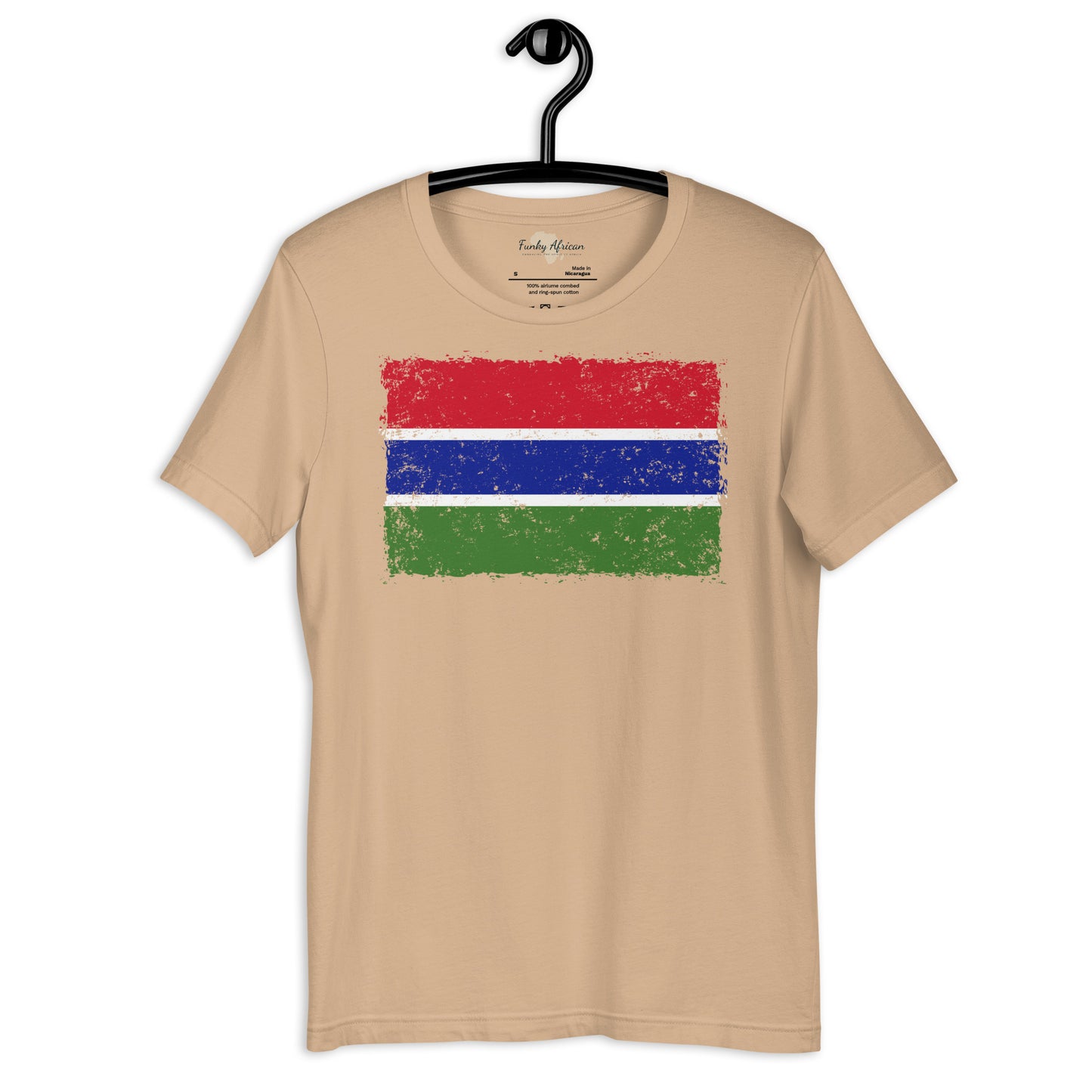 Gambia grunge unisex tee