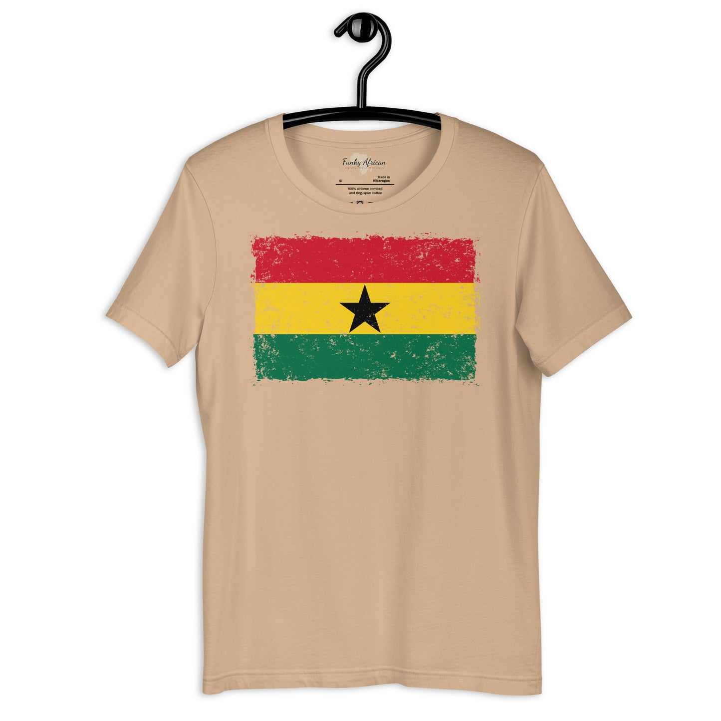 Ghana grunge unisex tee