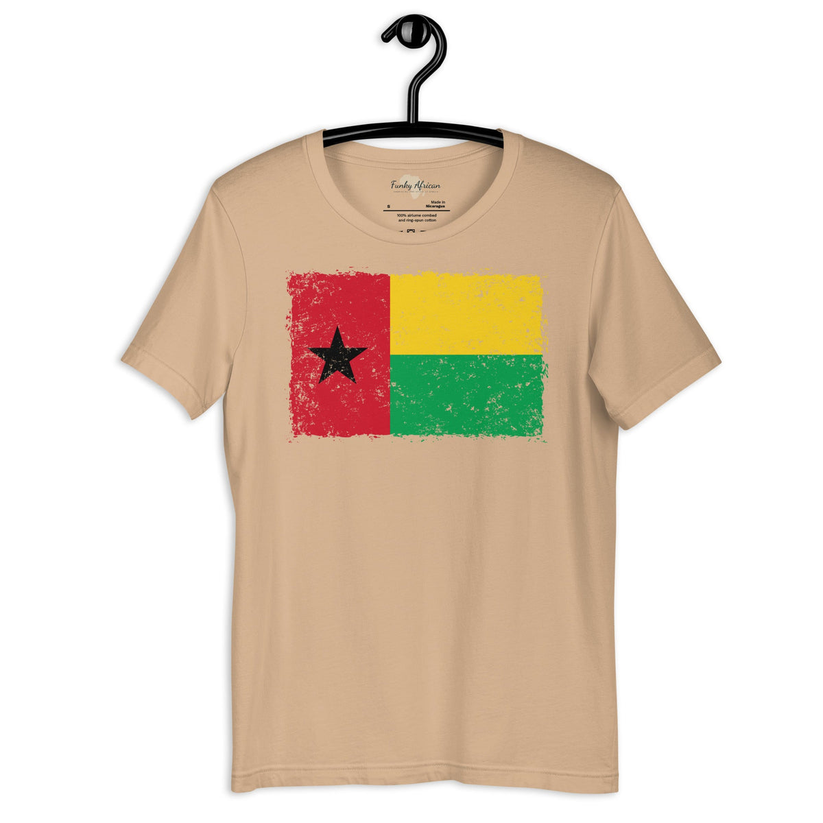 Guinea Bissau grunge unisex tee Funky African