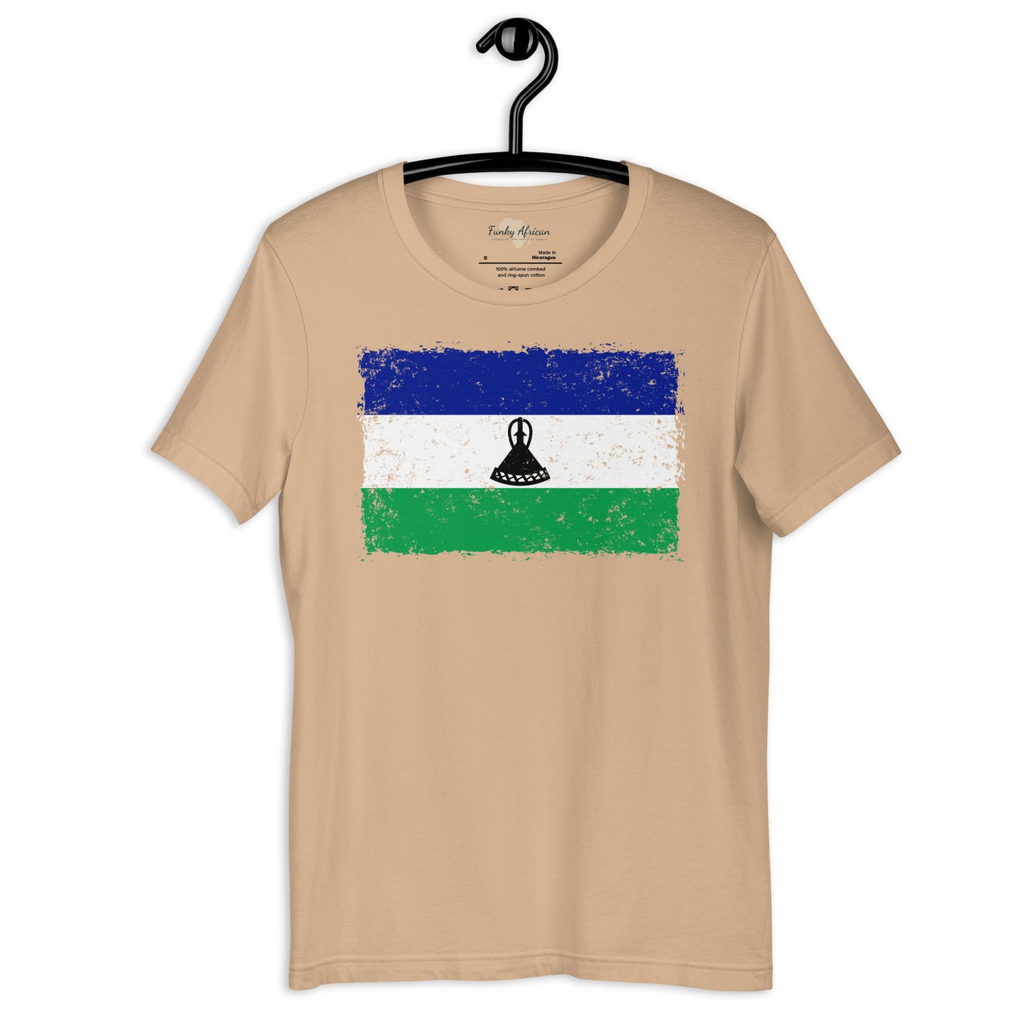 Lesotho grunge unisex tee