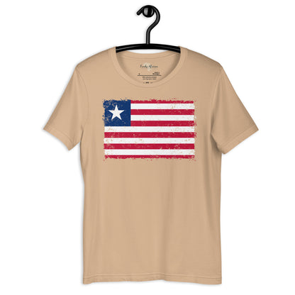 Liberia grunge unisex tee