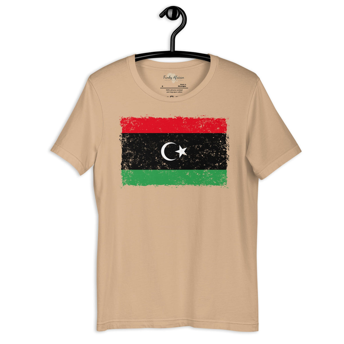 Libya grunge unisex tee Funky African