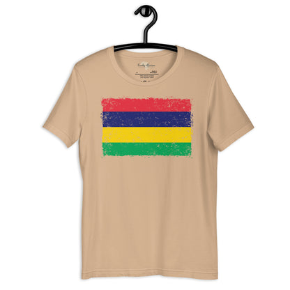 Mauritius grunge unisex tee