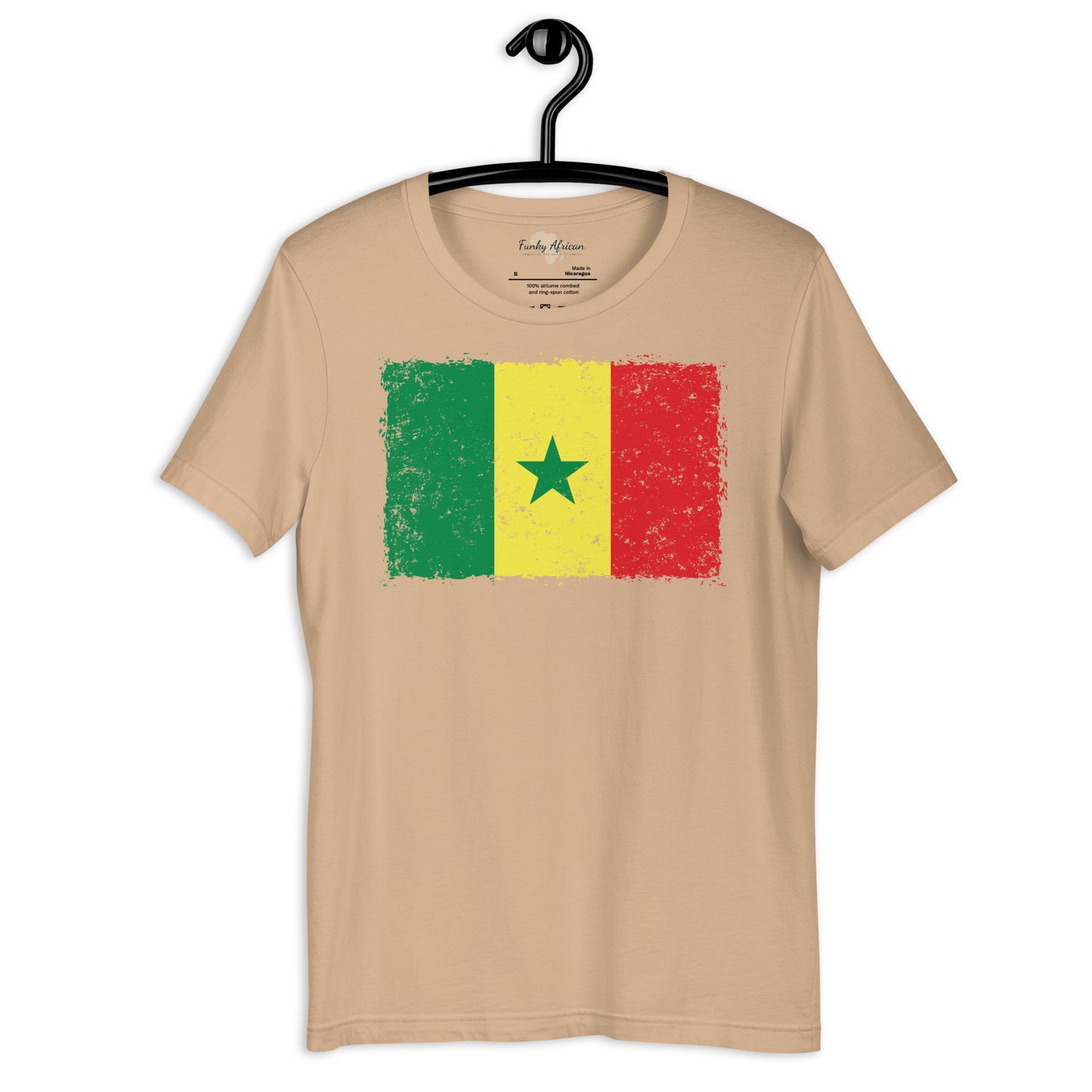 Senegal grunge unisex tee