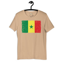 Senegal grunge unisex tee Funky African