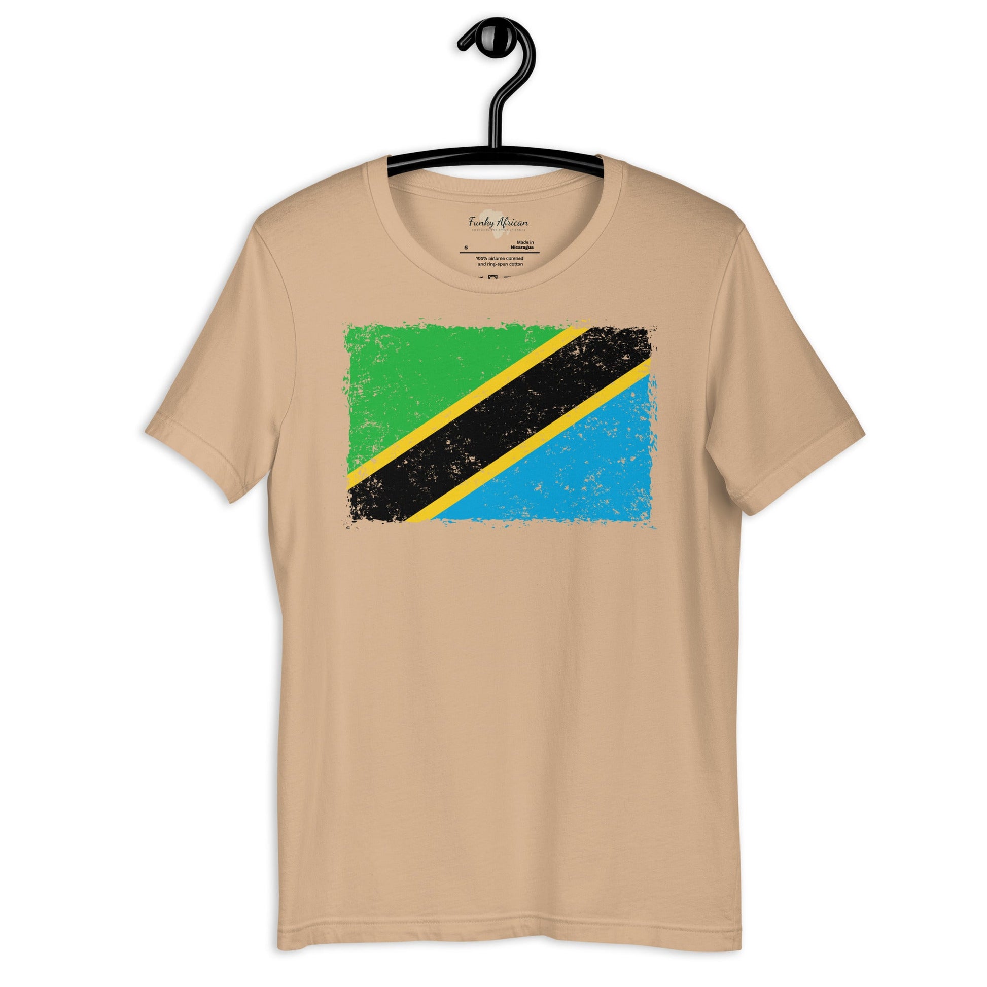 Tanzania grunge unisex tee Funky African