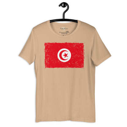 Tunisia grunge unisex tee