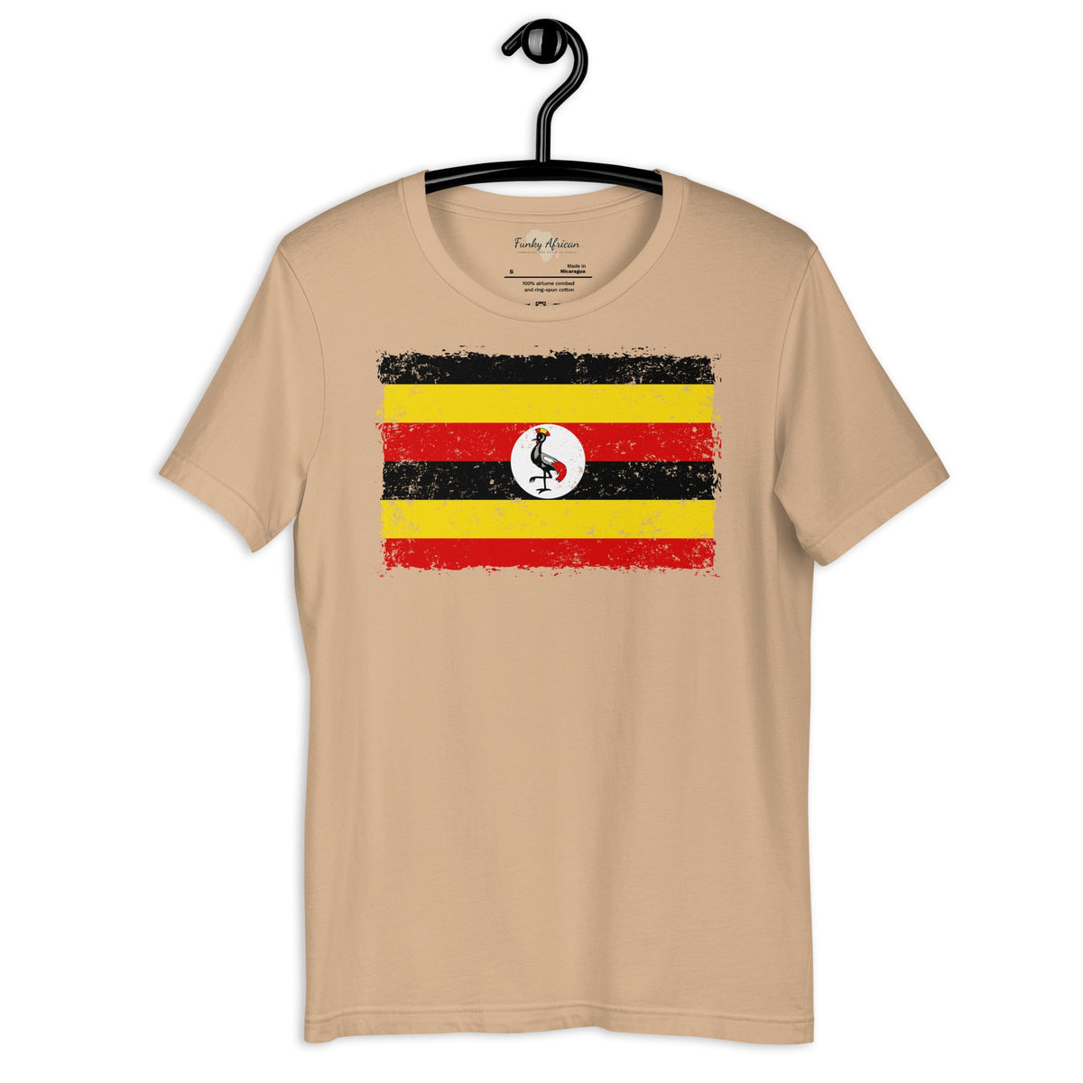 Uganda grunge unisex tee Funky African