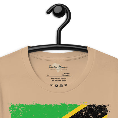 Tanzania grunge unisex tee