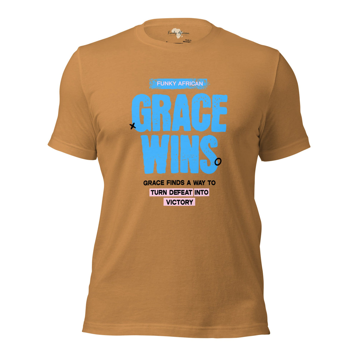 Grace Wins Unisex t-shirt Funky African