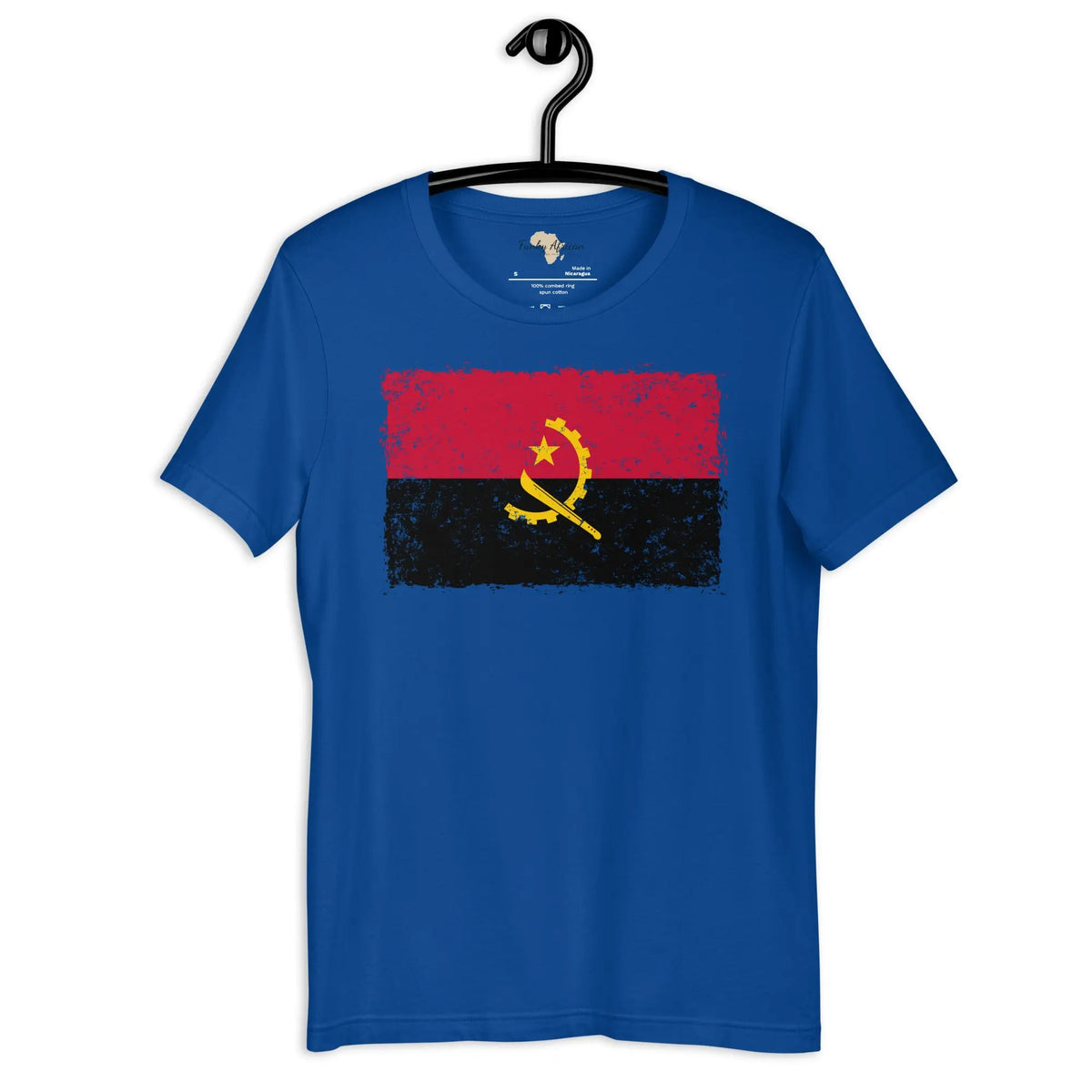 Angolan grunge unisex tee Funky African